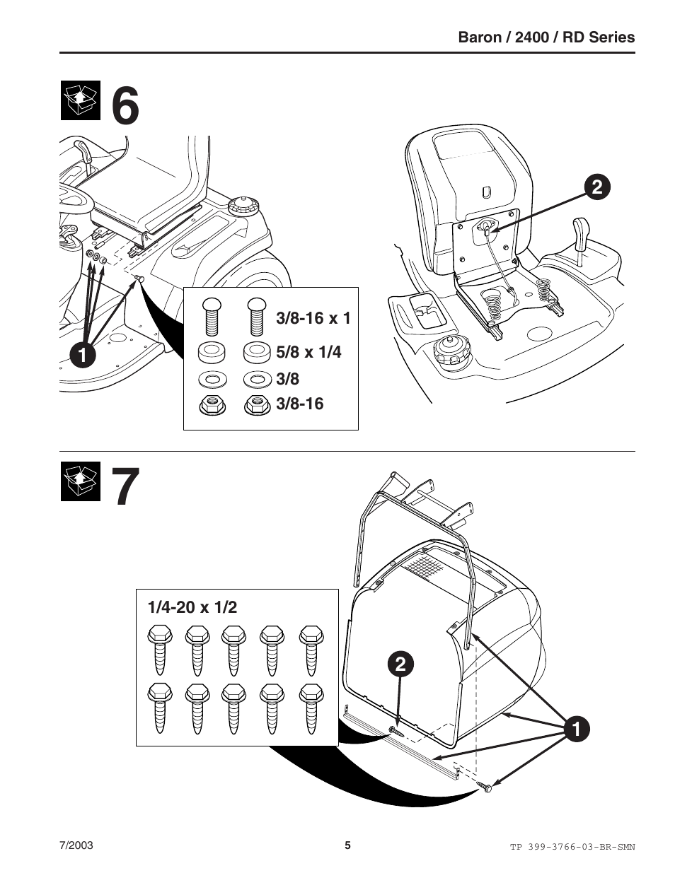 Simplicity Manufacturing 2400 User Manual | Page 5 / 22