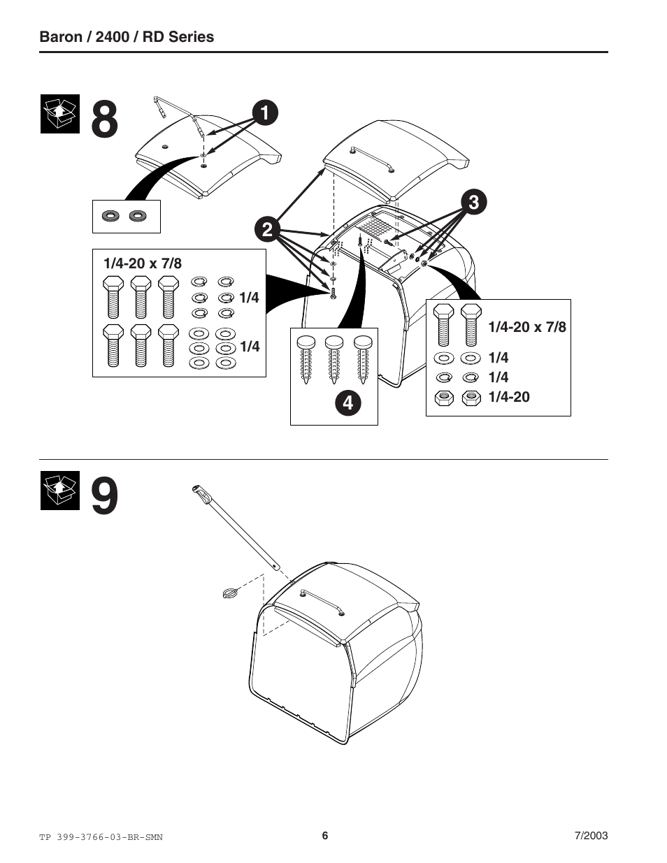 Simplicity Manufacturing 2400 User Manual | Page 6 / 22
