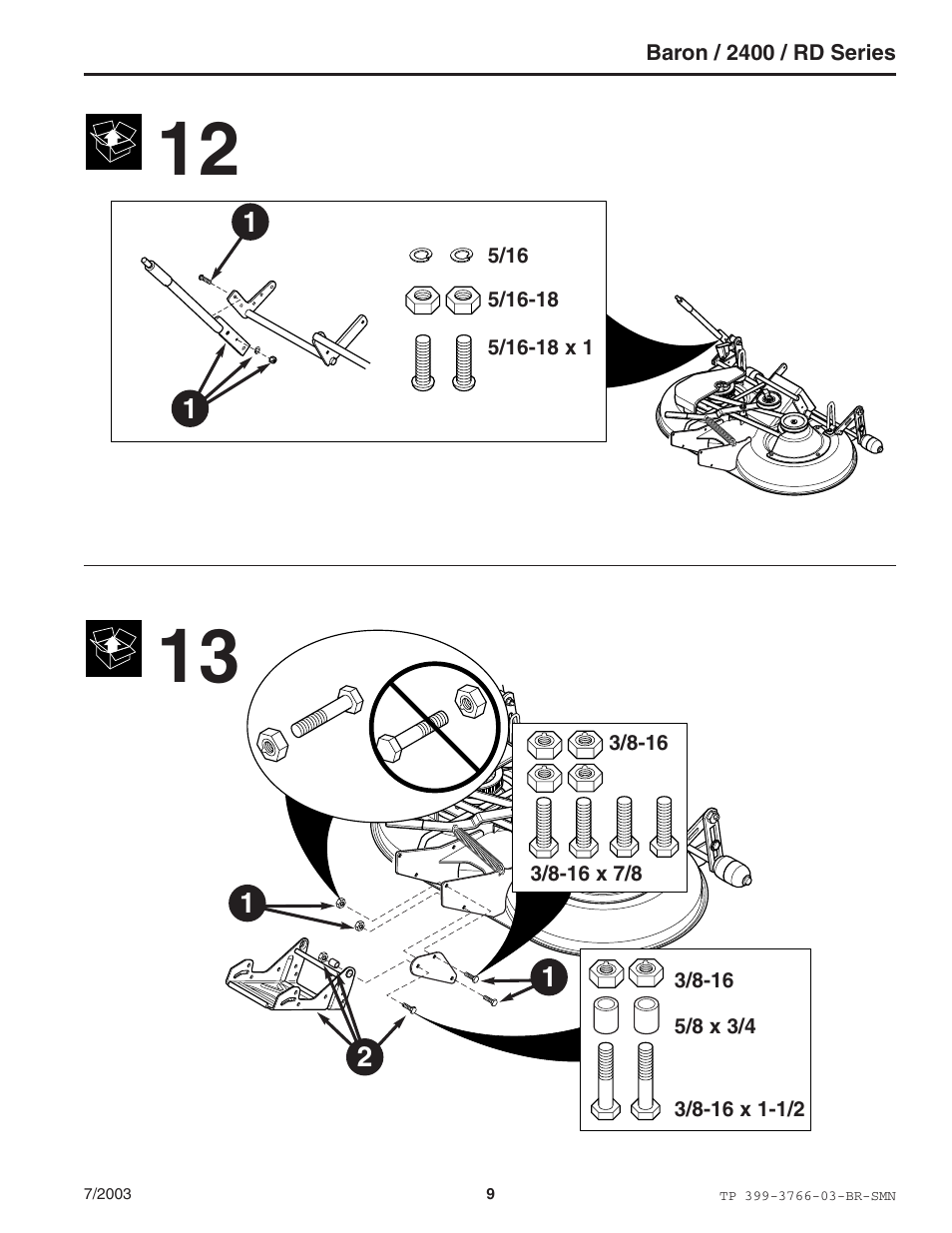 Simplicity Manufacturing 2400 User Manual | Page 9 / 22