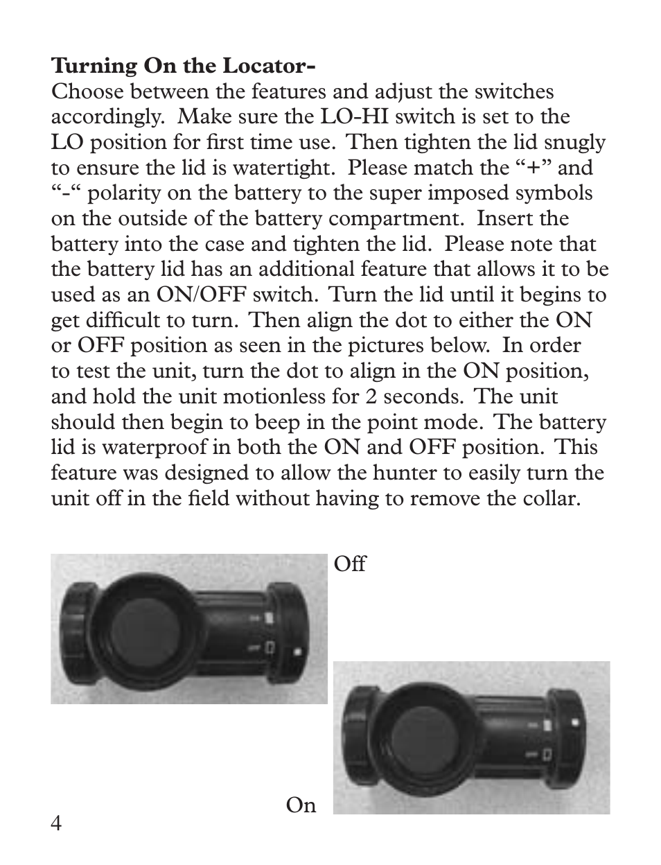 SportDOG DSL-400 User Manual | Page 4 / 8