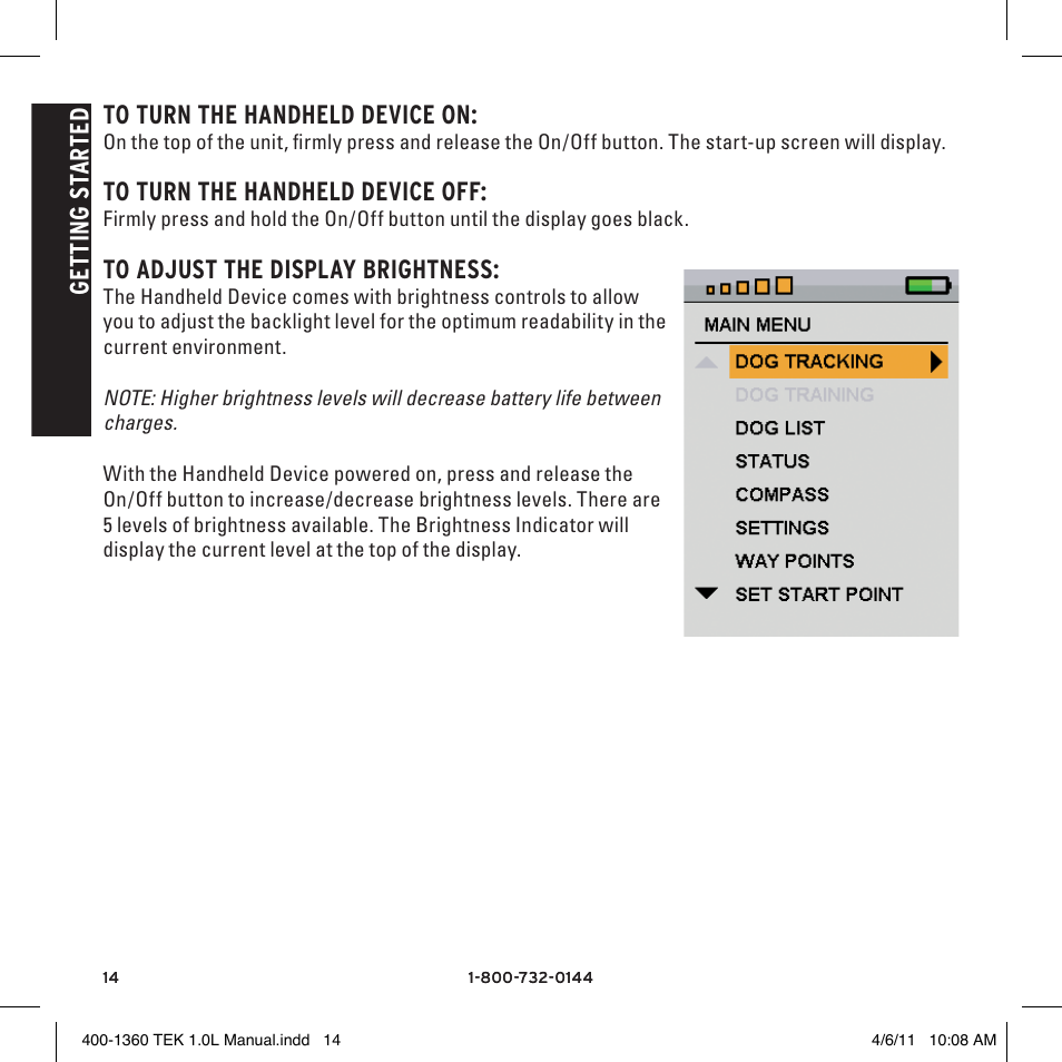 SportDOG TEK GPS Tracking 1 User Manual | Page 14 / 48