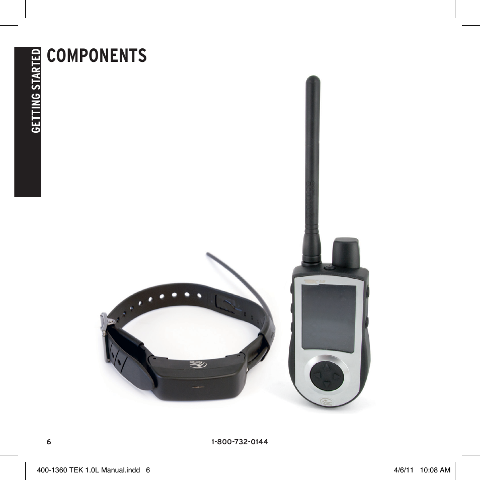 Components | SportDOG TEK GPS Tracking 1 User Manual | Page 6 / 48