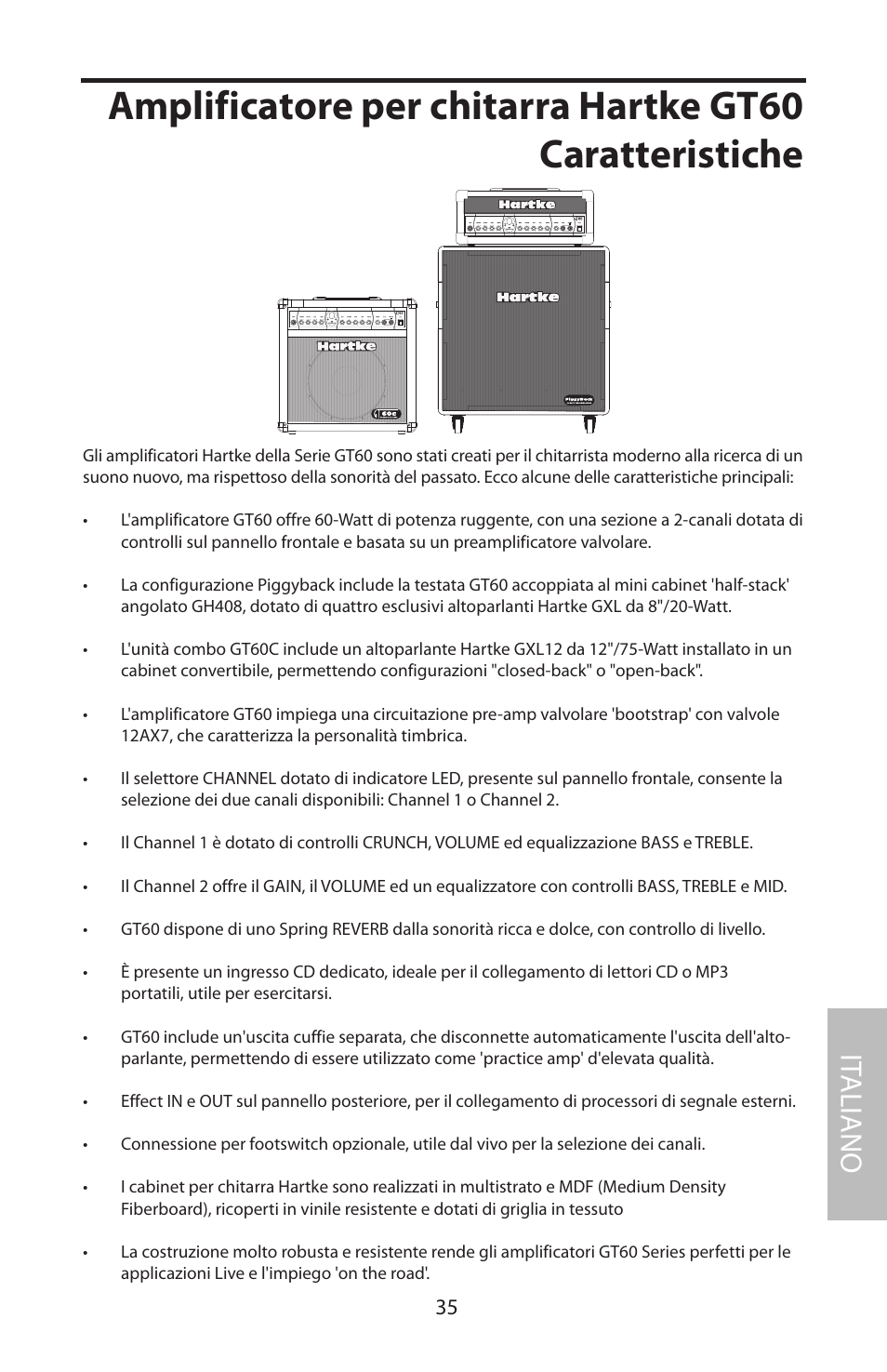 It aliano | Samson GT408 User Manual | Page 39 / 52