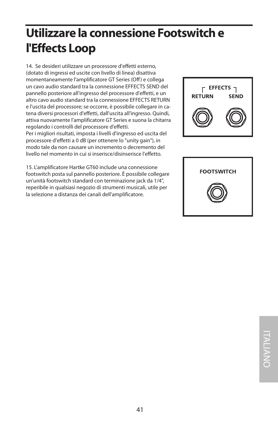 It aliano | Samson GT408 User Manual | Page 45 / 52