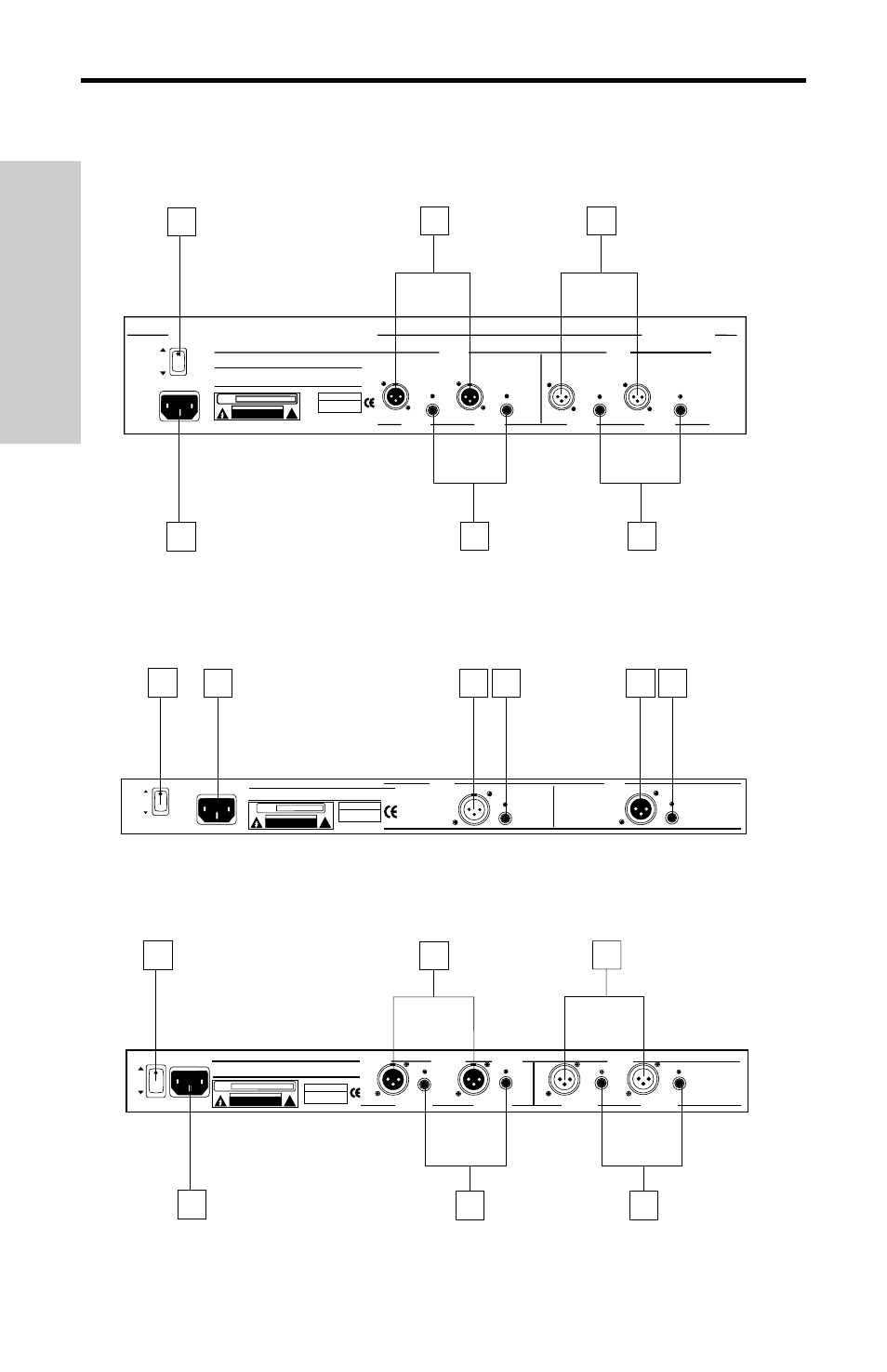 E62i / e31i / e30i rear panel, English, E62i | E31i, E30i, Samson | Samson E31I User Manual | Page 8 / 48