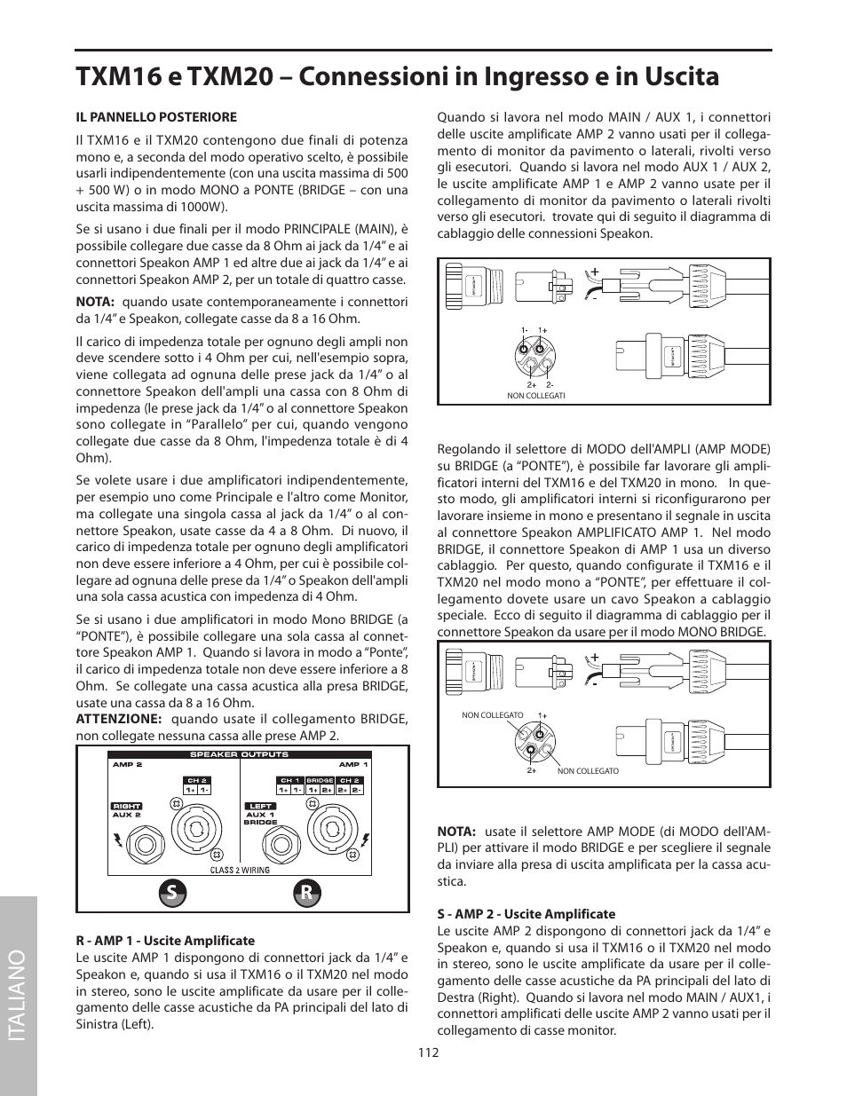 It aliano | Samson Txm16 User Manual | Page 116 / 132