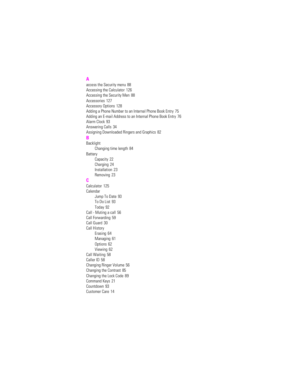 Samsung SPH-A400 User Manual | Page 153 / 157