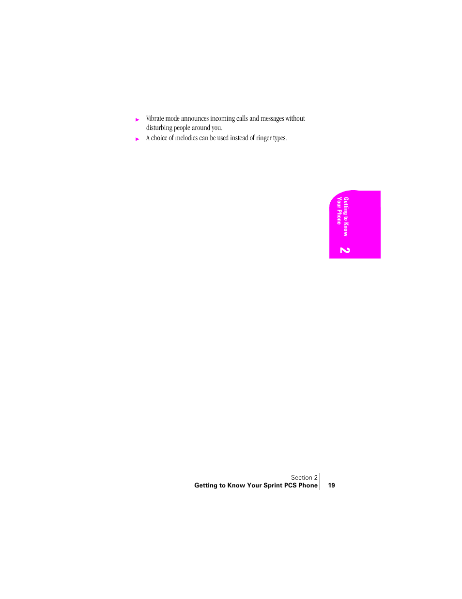 Samsung SPH-A400 User Manual | Page 19 / 157