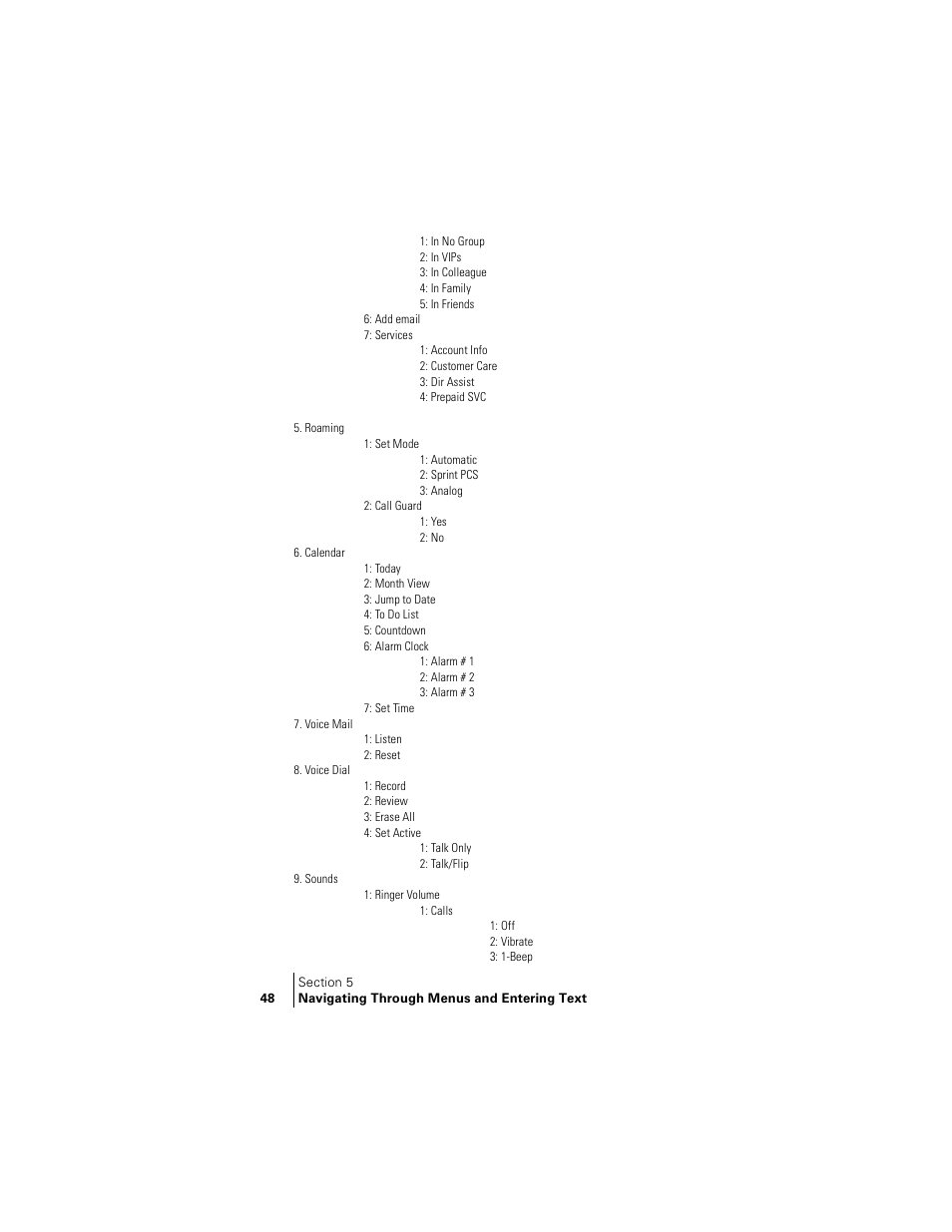 Samsung SPH-A400 User Manual | Page 48 / 157