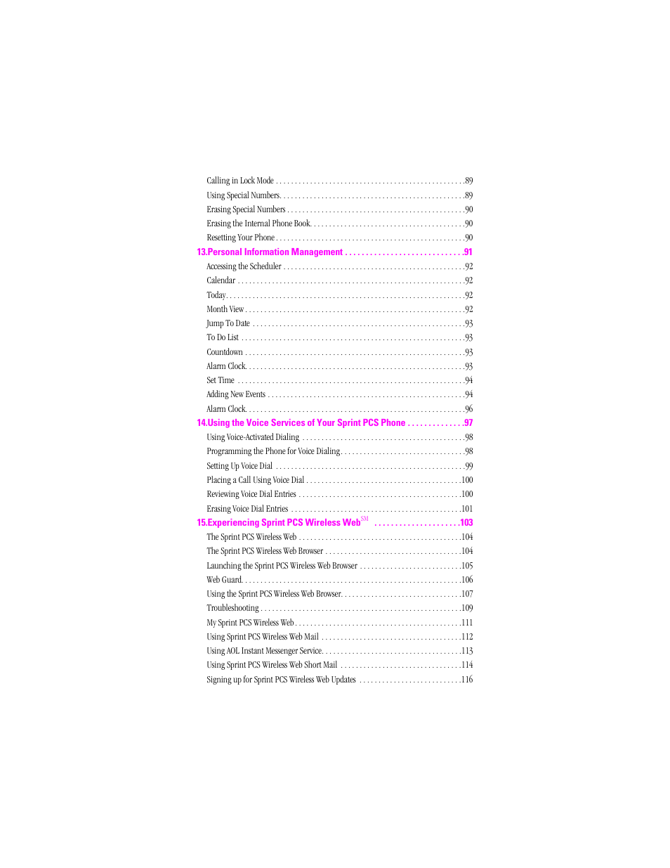 Samsung SPH-A400 User Manual | Page 8 / 157