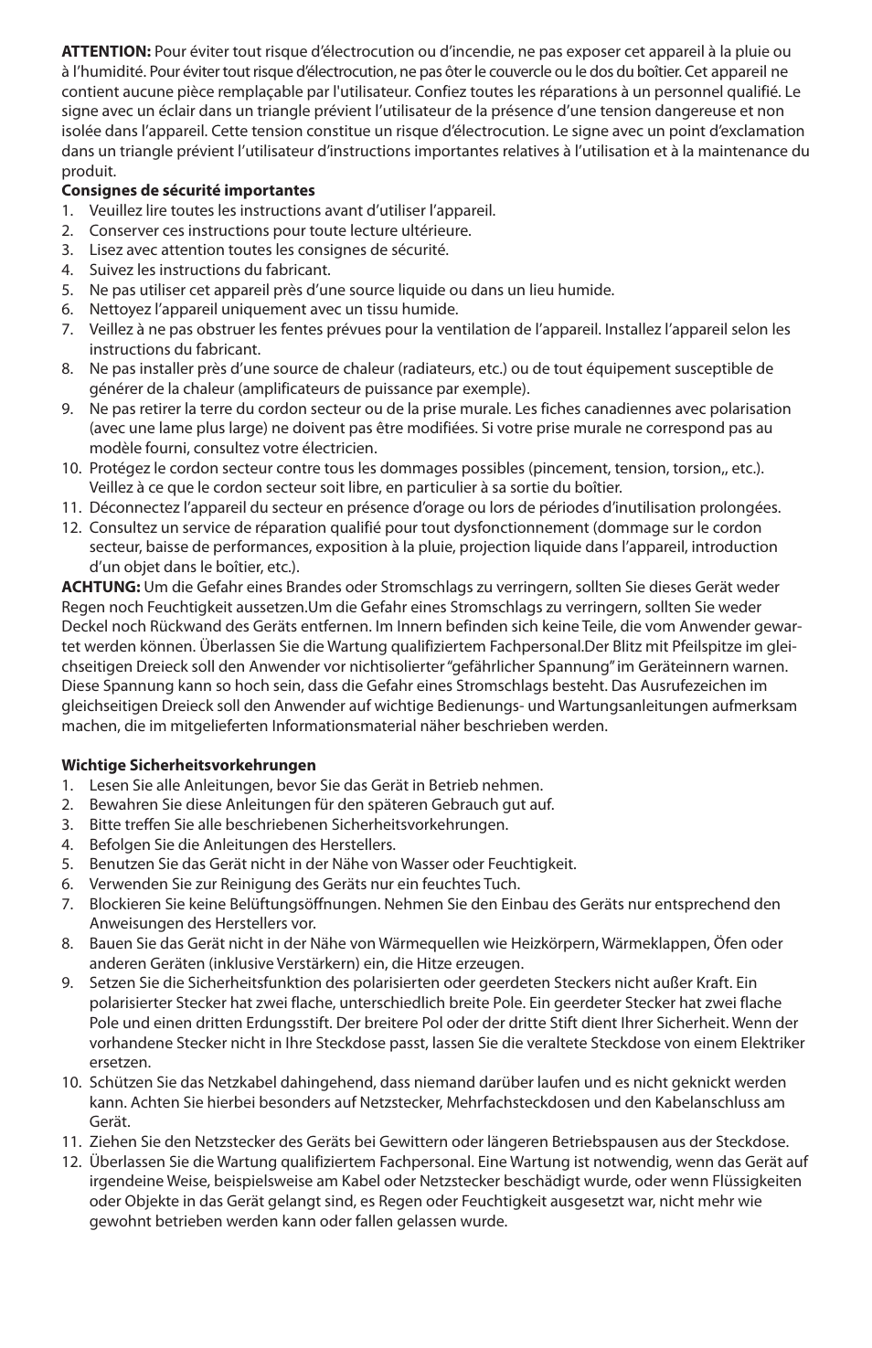 Samson Acoustic User Manual | Page 4 / 84