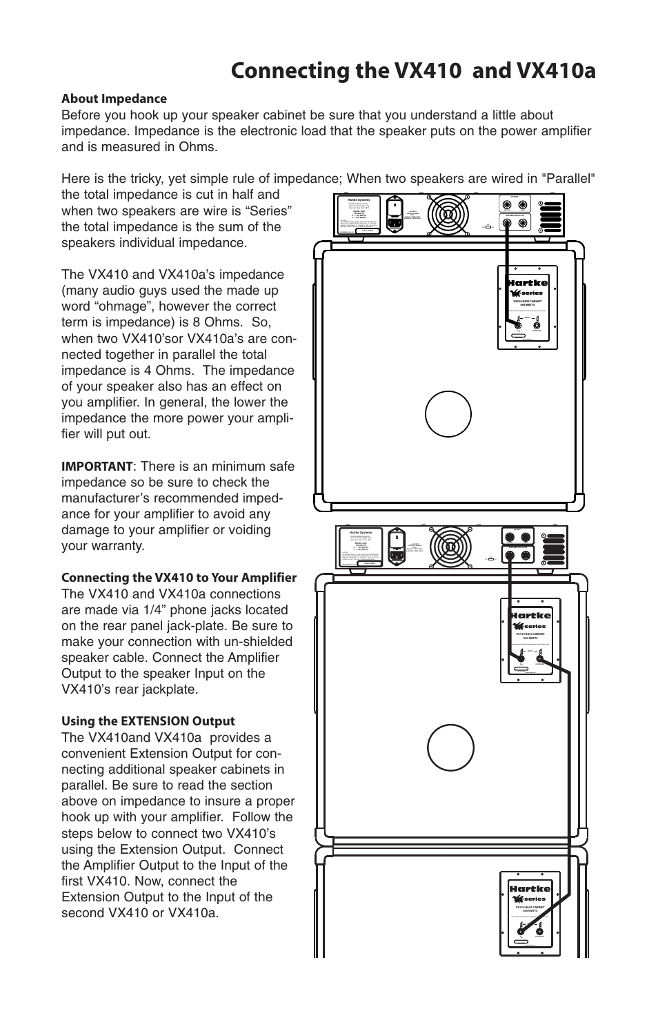 Made in china serial number, Send retuirn | Samson Bass Enclosure VX410a User Manual | Page 3 / 4