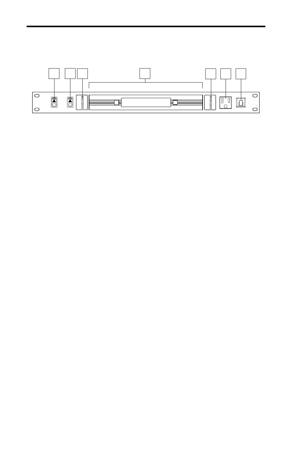 Pro7 front panel, Guided tour - pro7 front panel 9, Guided tour - powerbrite pro7 front panel | Samson | Samson PS9 User Manual | Page 9 / 16