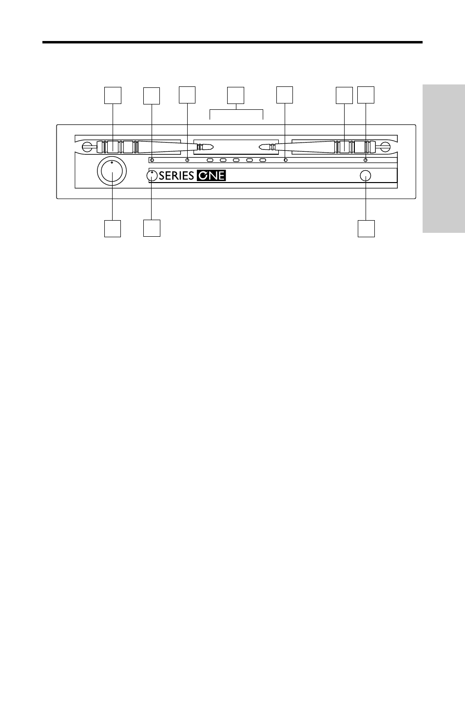 Guided tour, Ur1 receiver front panel, Guided tour - ur1 receiver front panel 5 | Guided tour - ur1 front panel, English | Samson UHF 801 User Manual | Page 5 / 45