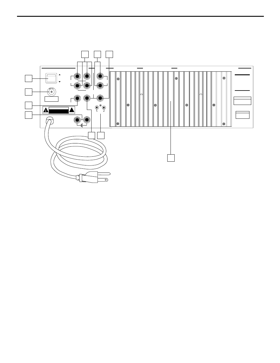 Rear panel, Rear panel 8, Guided tour - s83 rear panel | Samson S63 User Manual | Page 10 / 29