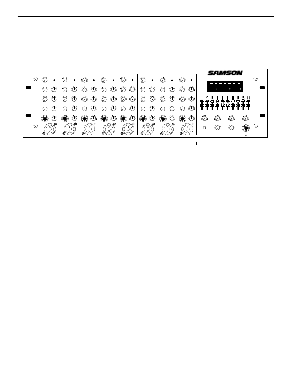 Guided tour - s83, Overview, Guided tour - s83 4 | Overview 4, Guided tour - s83 overview, S8 mixer amplifier | Samson S63 User Manual | Page 6 / 29