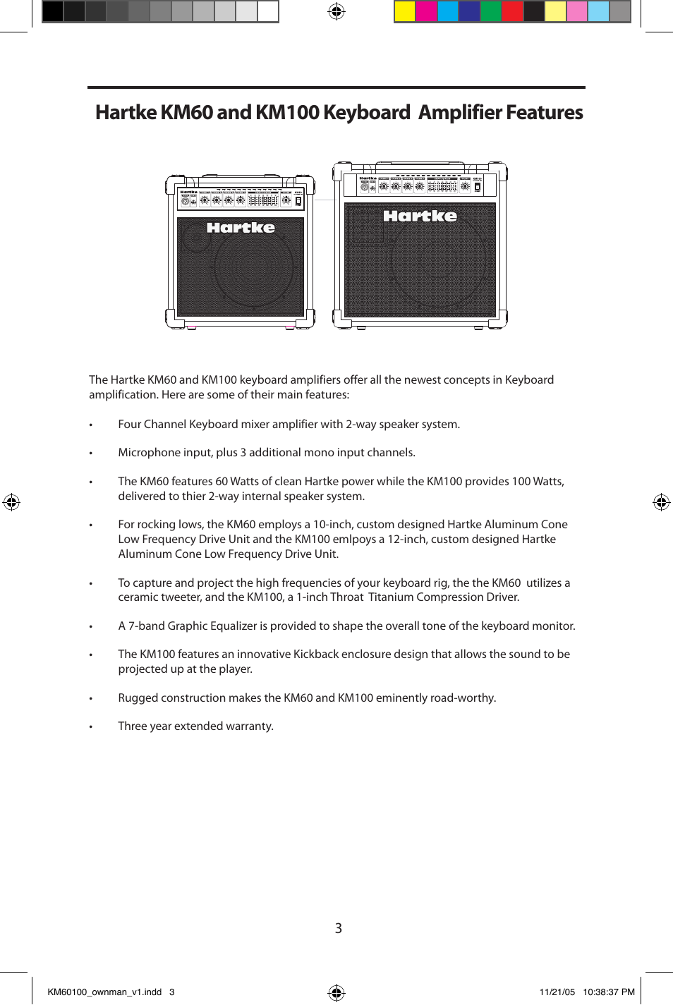 Samson KM60 User Manual | Page 5 / 16