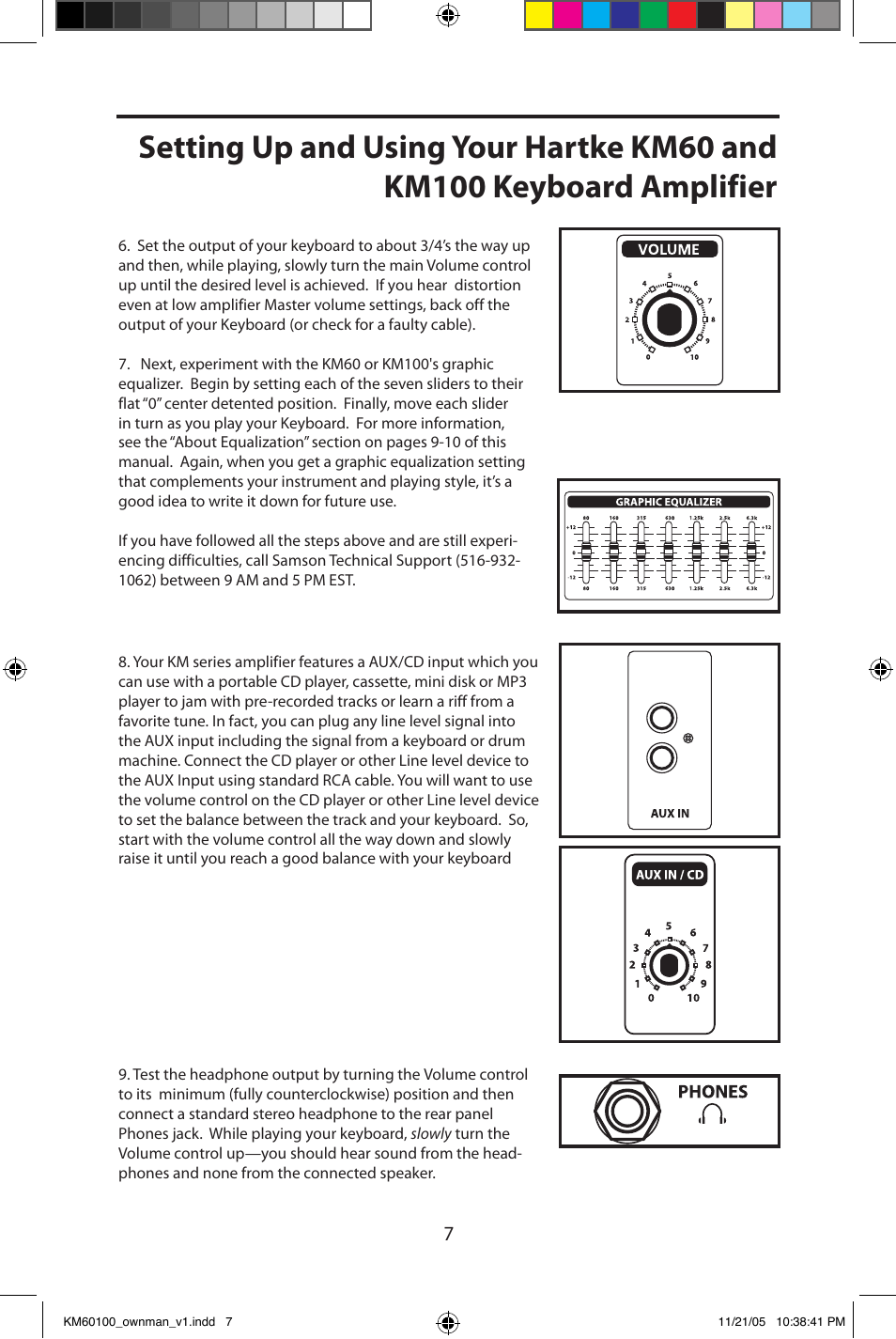 Samson KM60 User Manual | Page 9 / 16