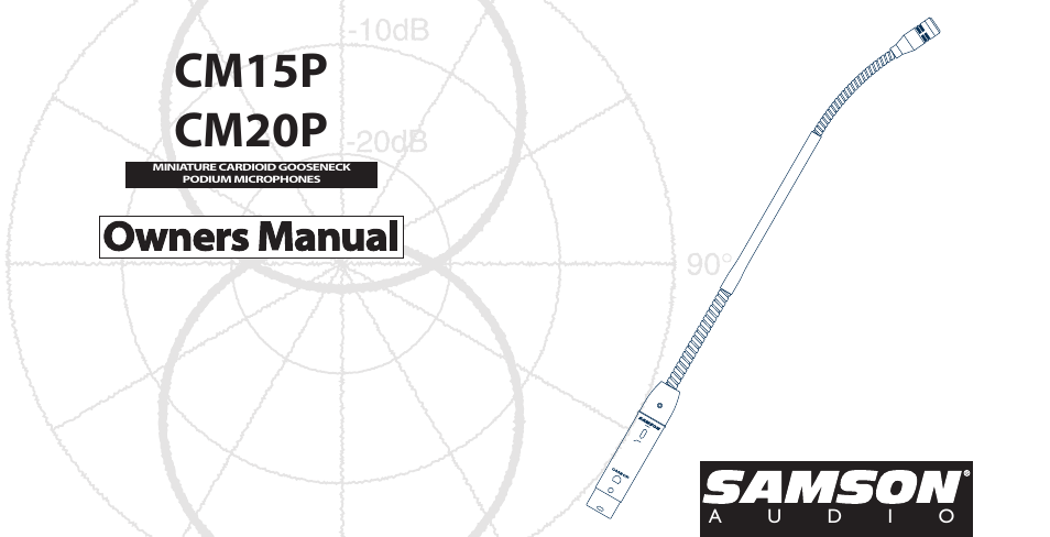 Samson CM15P User Manual | 12 pages