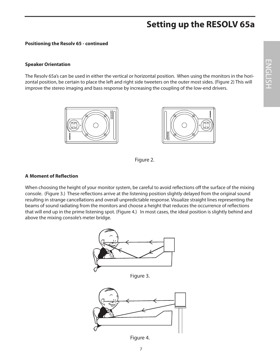 Setting up the resolv 65a, English | Samson Resolv 65a RESOLV65A User Manual | Page 9 / 52