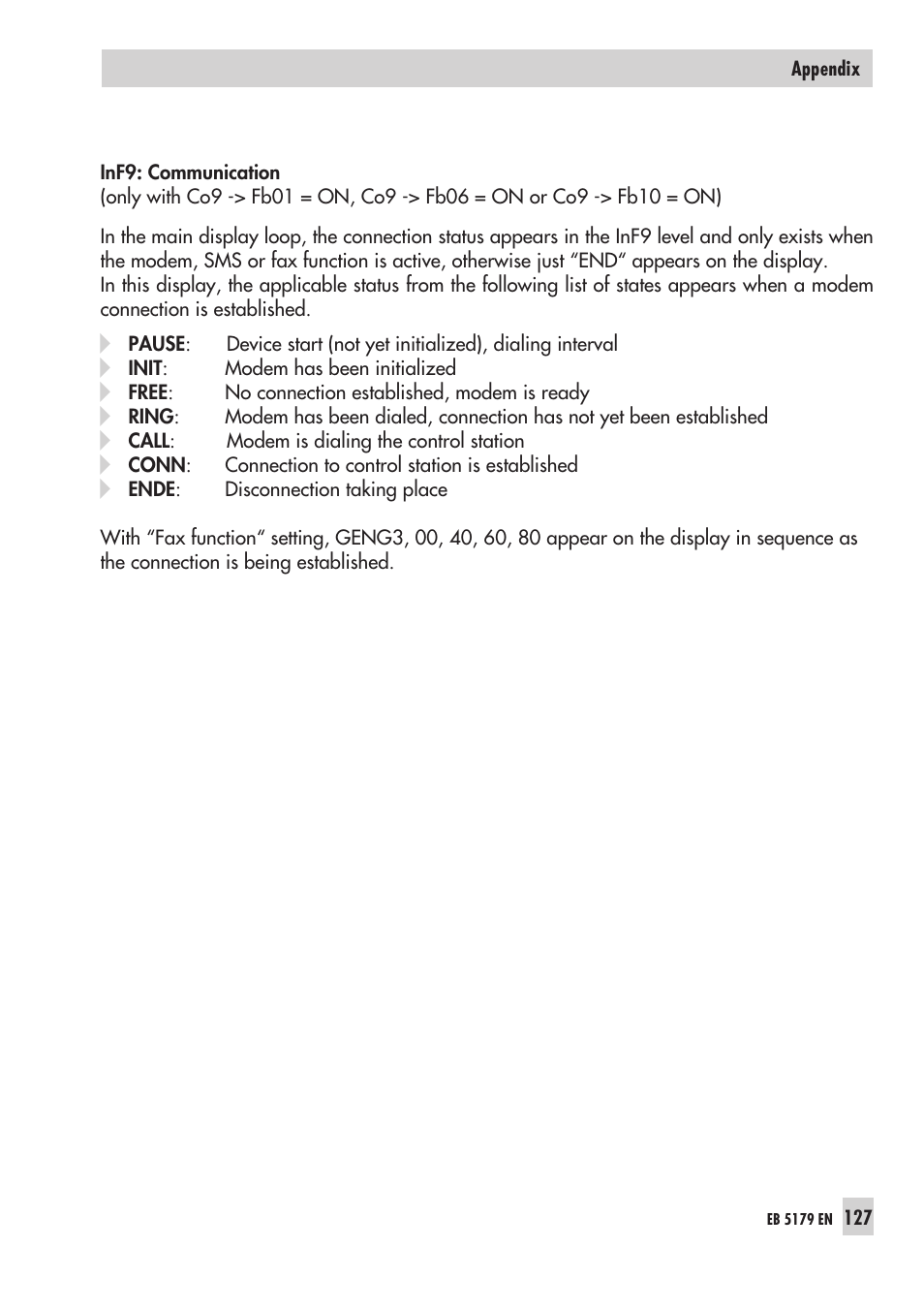 Samson Trovis 5100 User Manual | Page 127 / 142