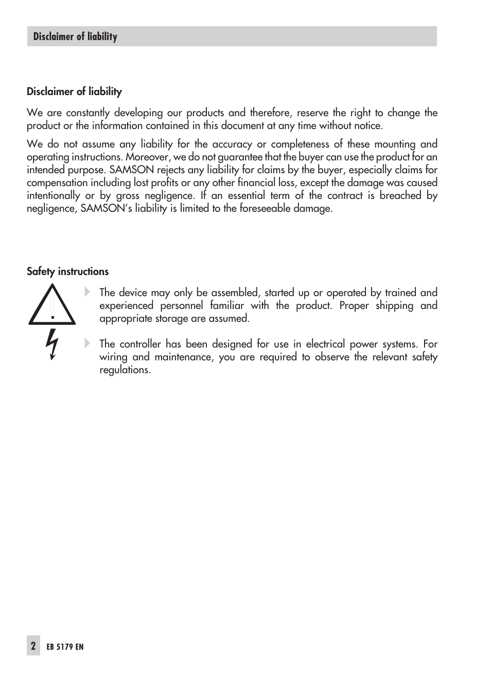 Samson Trovis 5100 User Manual | Page 2 / 142