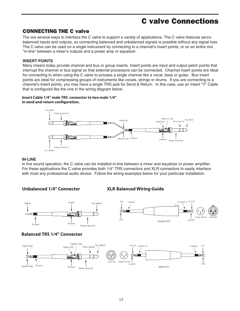 C valve connections | Samson C.valve C Class User Manual | Page 19 / 24