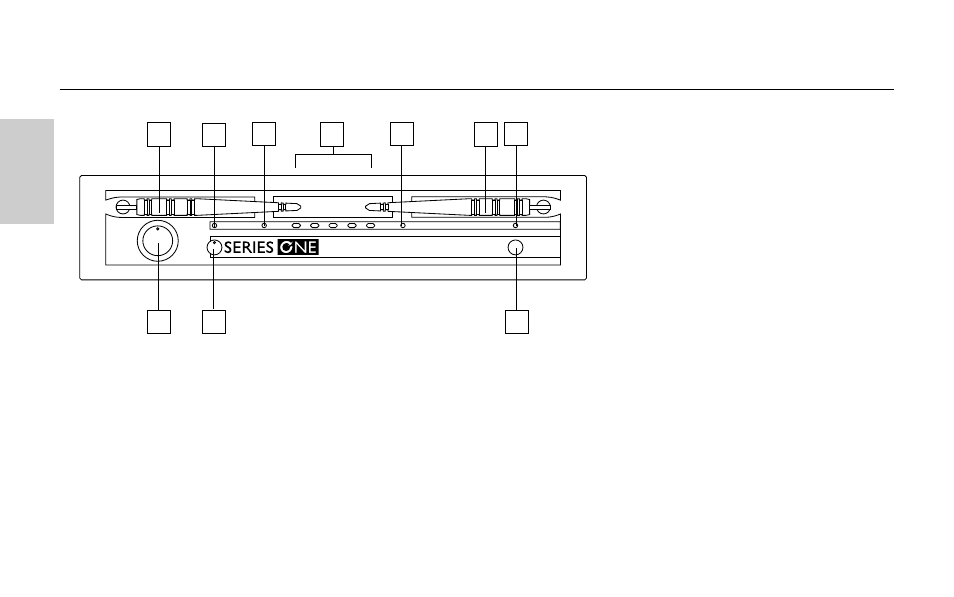 Ur1 receiver, Front panel, Guided tour - ur1 receiver / front panel | Samson airline, English | Samson AH1/QE User Manual | Page 8 / 80