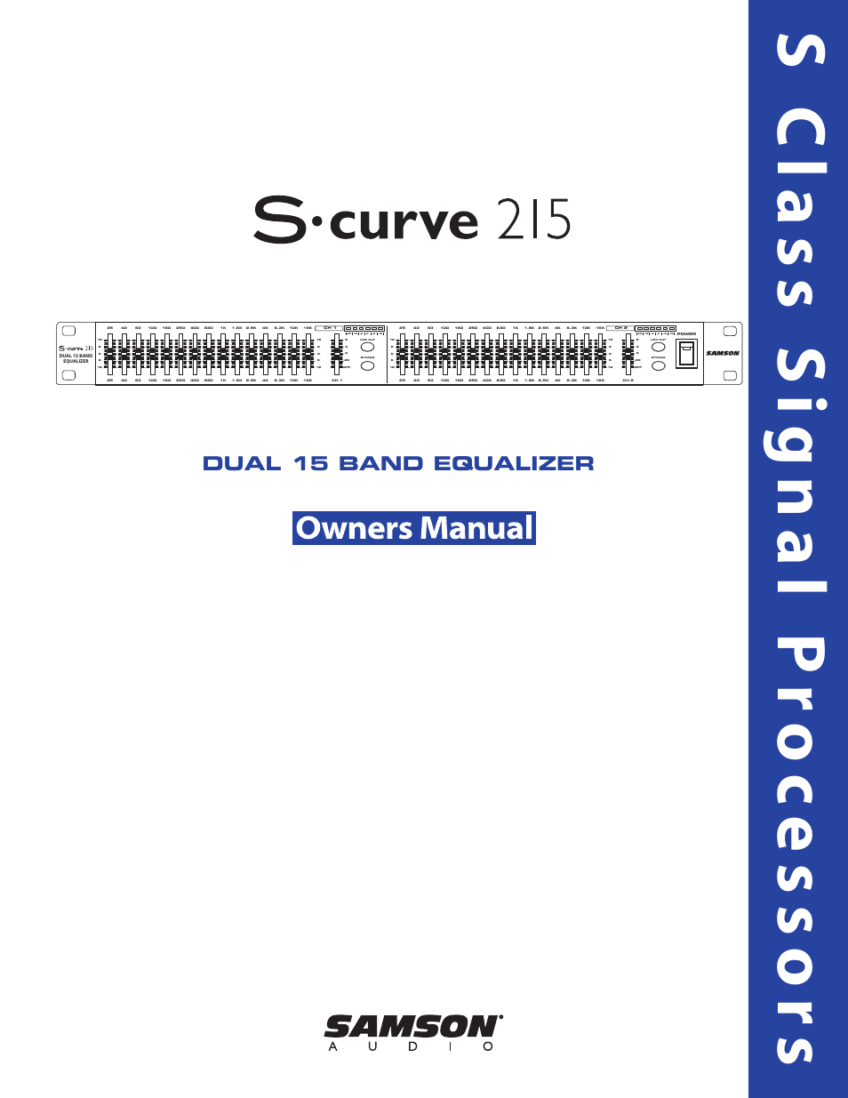 Samson 215 User Manual | 20 pages