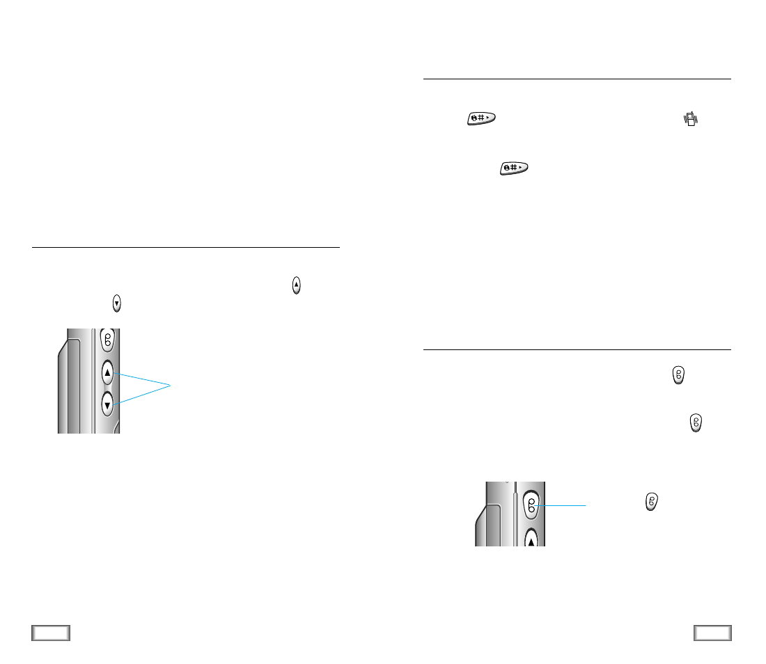 Quick switching to manner mode, Adjusting the volume | Samsung SCH-620i User Manual | Page 14 / 38