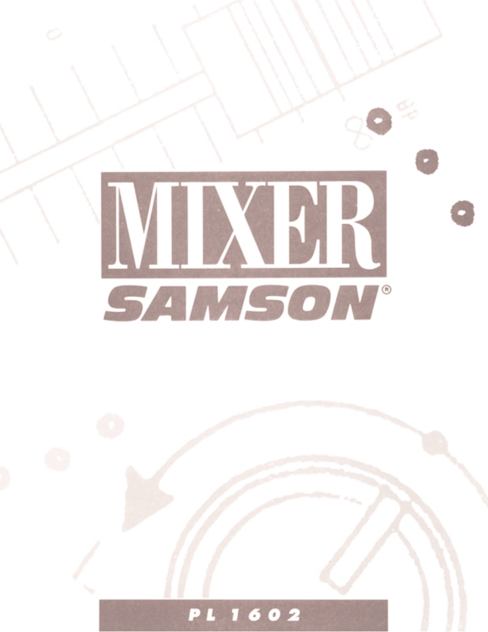 Samson PL1602 User Manual | 28 pages