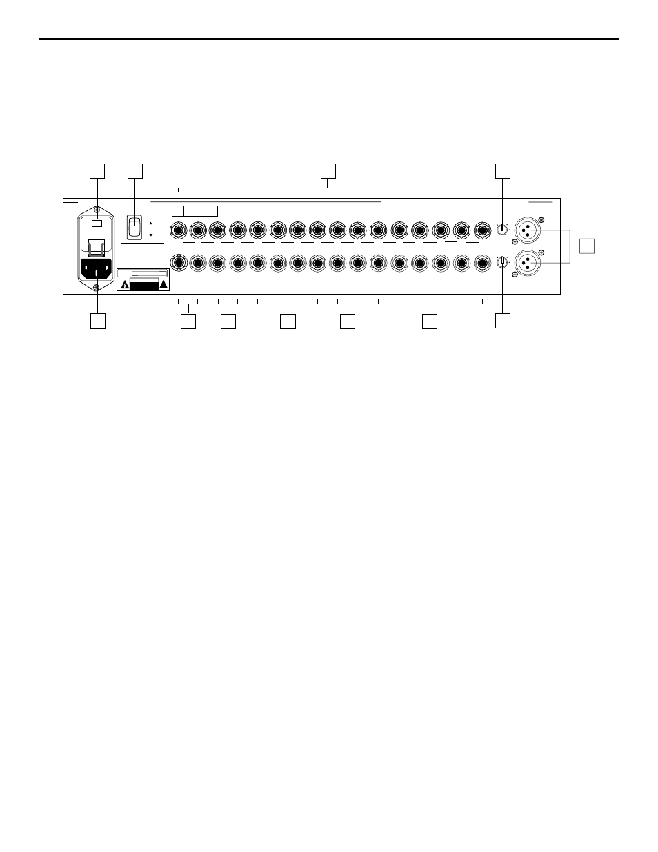 Rear panel, Guided tour - rear panel | Samson PL1602 User Manual | Page 9 / 28