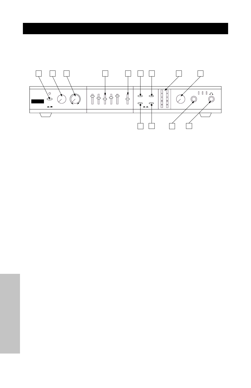 Funciones y controles, Esp anol, Panel de control frontal | Da80, Samson | Samson DMS80 User Manual | Page 42 / 51