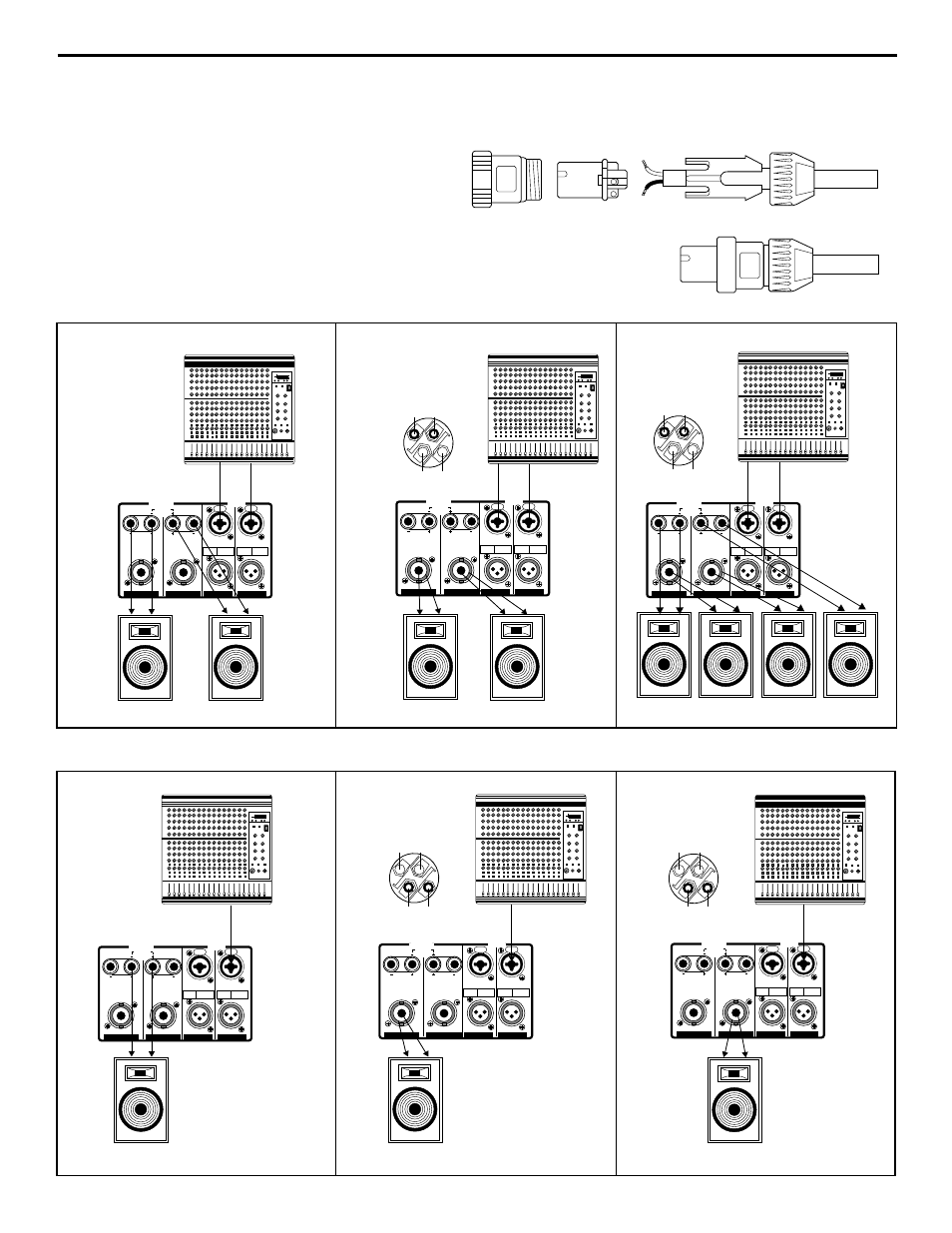 S1500 / s2000 connections, 4 ohm min), Speakon™ wiring | 8 ohm min), 8 ohm min) (8 ohm min) | Samson S2000 User Manual | Page 10 / 12