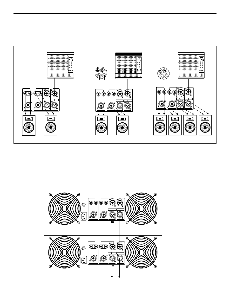 Parallel mode: (two or four speakers), 4 ohm min), Speakon™ wiring | 8 ohm min) (8 ohm min) | Samson S2000 User Manual | Page 11 / 12