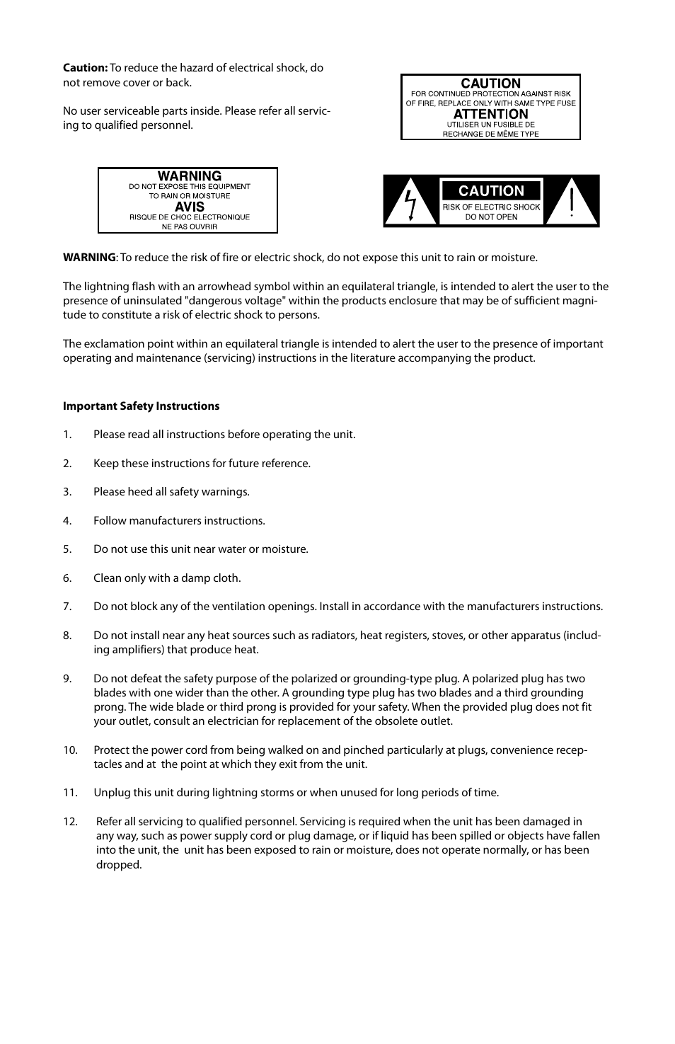 Samson G30R User Manual | Page 2 / 16