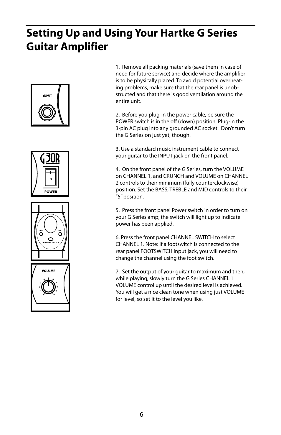 Samson G30R User Manual | Page 8 / 16