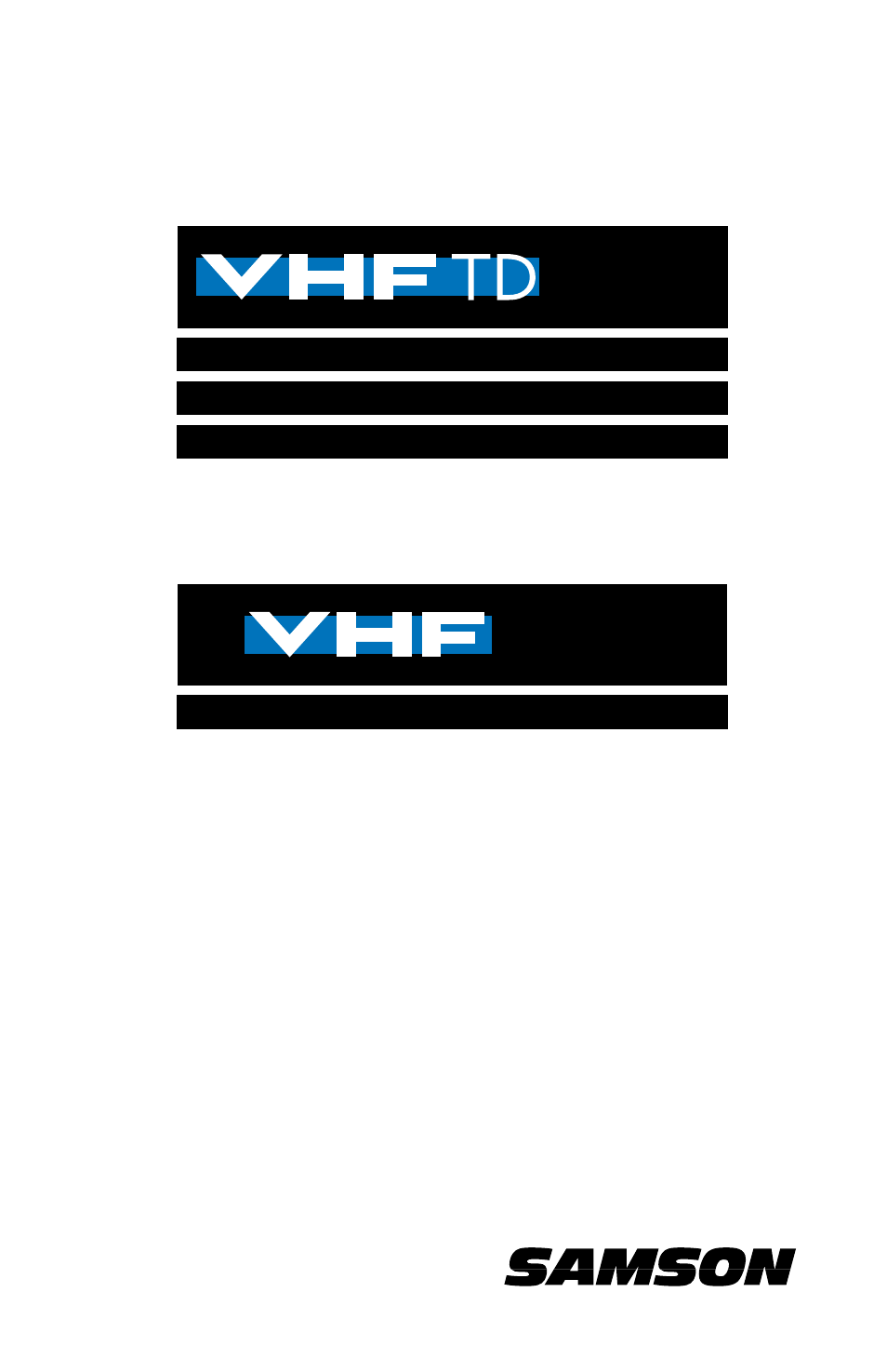 Samson VHF Series User Manual | 54 pages
