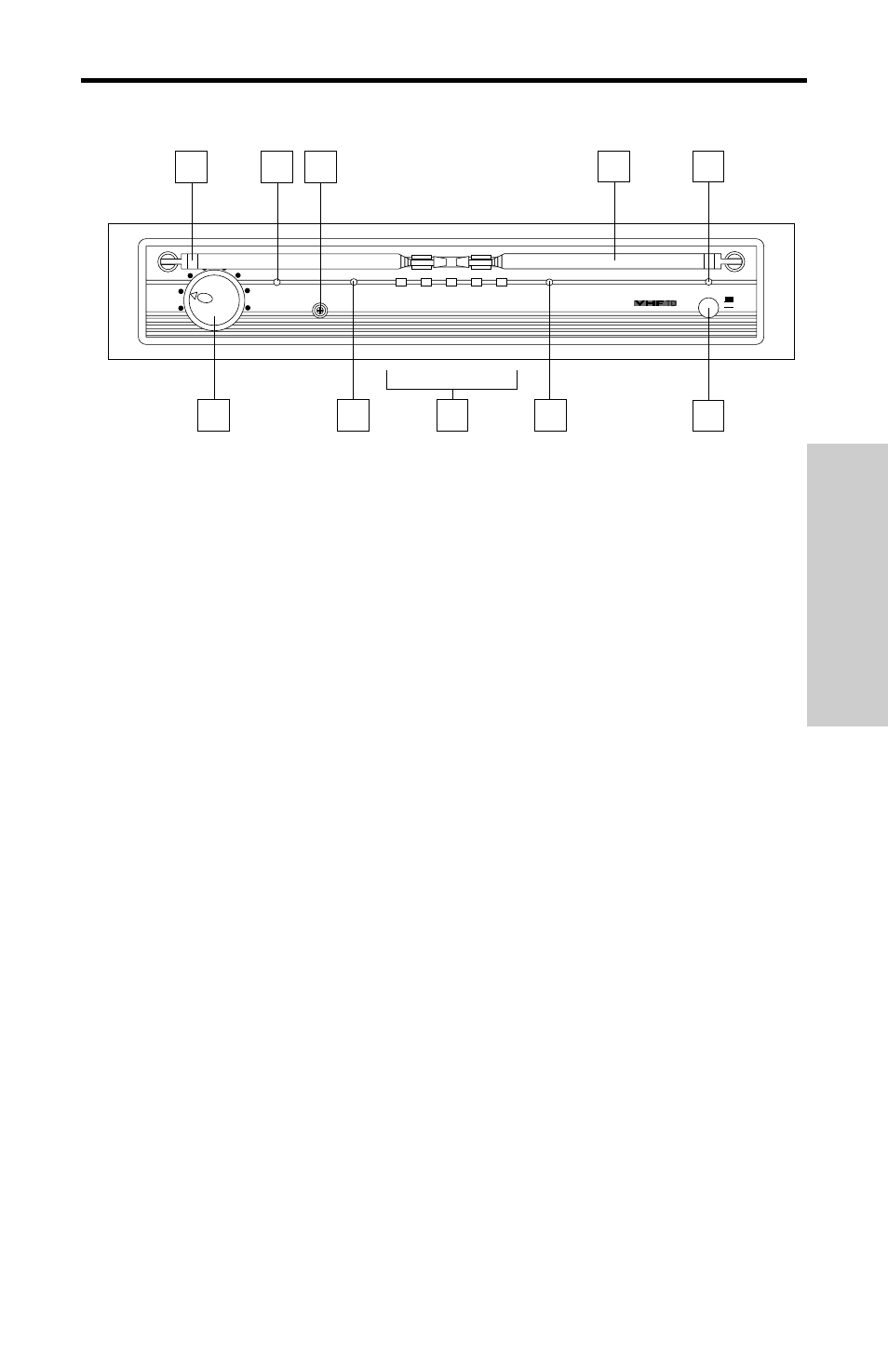 Tour d'horizon, Façade avant du vr3td, Tour d'horizon - façade avant du vr3td 17 | Francais, Tour d'horizon - façade avant du vr3td | Samson VHF Series User Manual | Page 17 / 54
