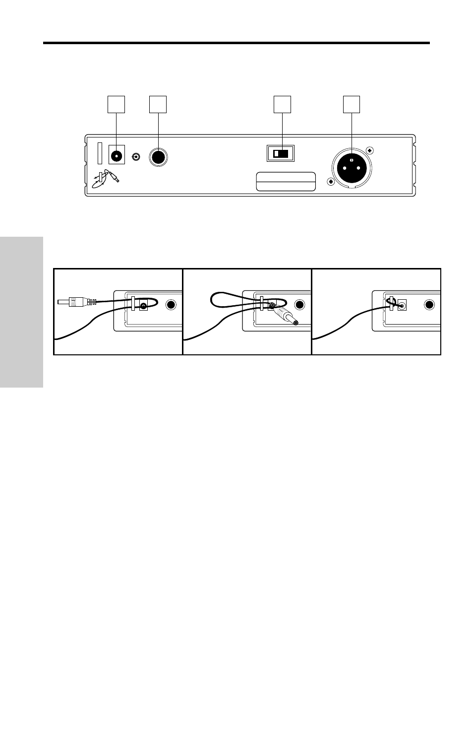 Façade arrière du vr3, Tour d'horizon - façade arrière du vr3 20, Francais | Tour d'horizon - façade arrière du vr3 | Samson VHF Series User Manual | Page 20 / 54