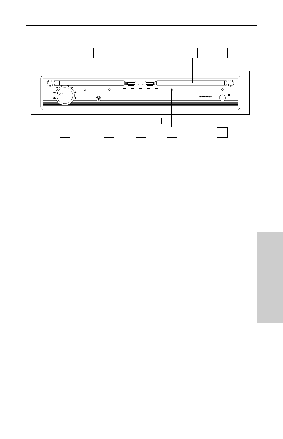 Übersicht, Vr3td vorderseite, Übersicht: vr3td vorderseite 29 | Deutsche, Übersicht: vr3td vorderseite | Samson VHF Series User Manual | Page 29 / 54