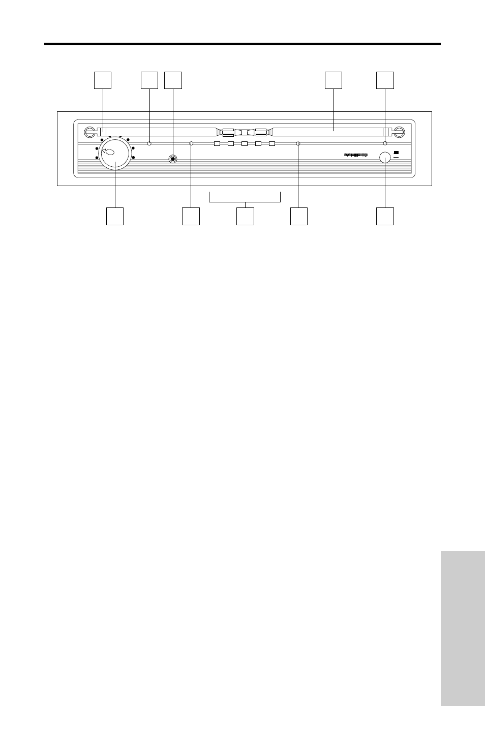 Recorrido guiado, Panel frontal del vr3td, Recorrido guiado - panel frontal del vr3td 41 | Esp anol, Recorrido guiado - panel frontal del vr3td | Samson VHF Series User Manual | Page 41 / 54