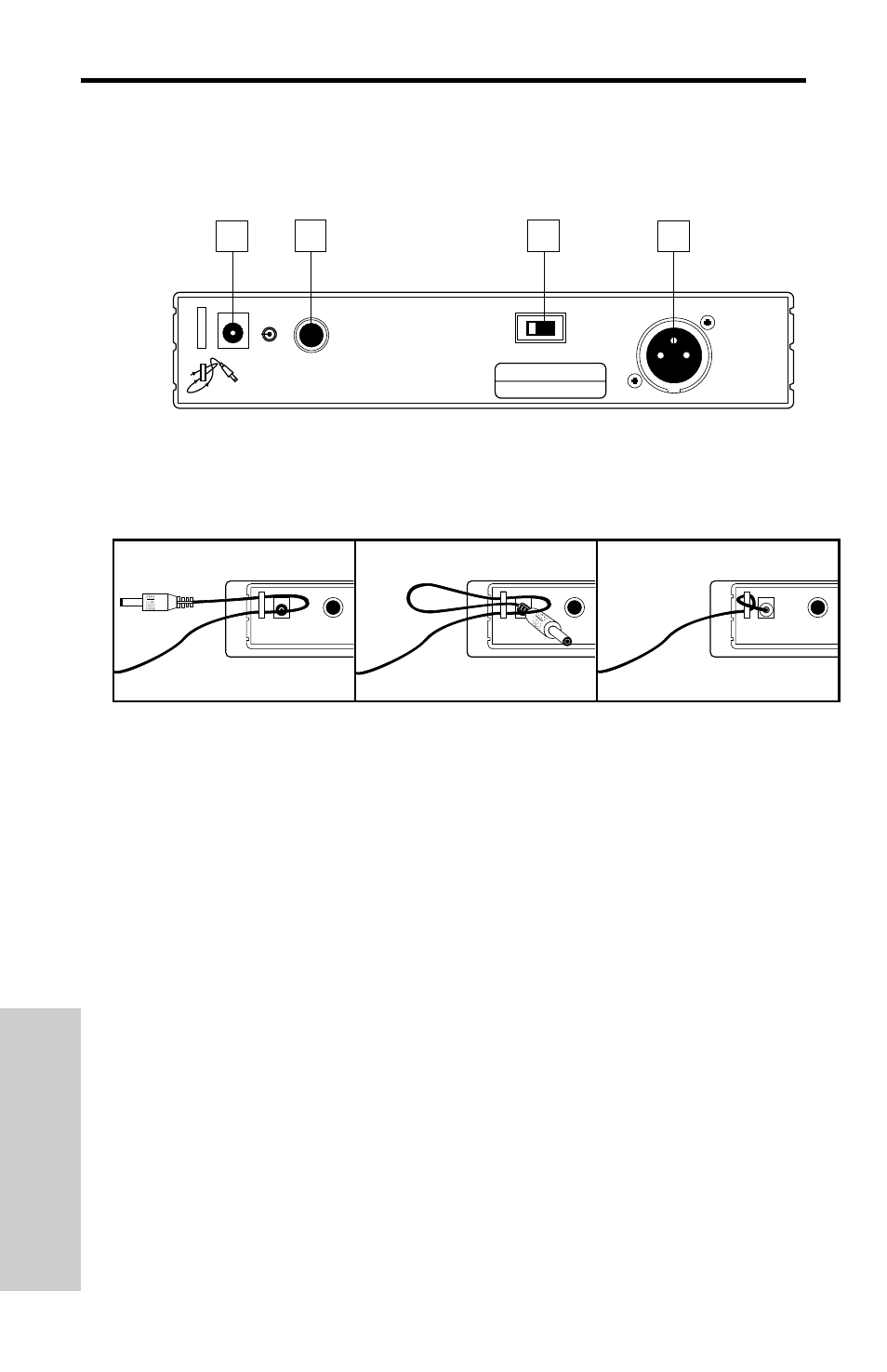 Panel trasero del vr3, Recorrido guiado - panel trasero del vr3 44, Esp anol | Recorrido guiado - panel trasero del vr3 | Samson VHF Series User Manual | Page 44 / 54