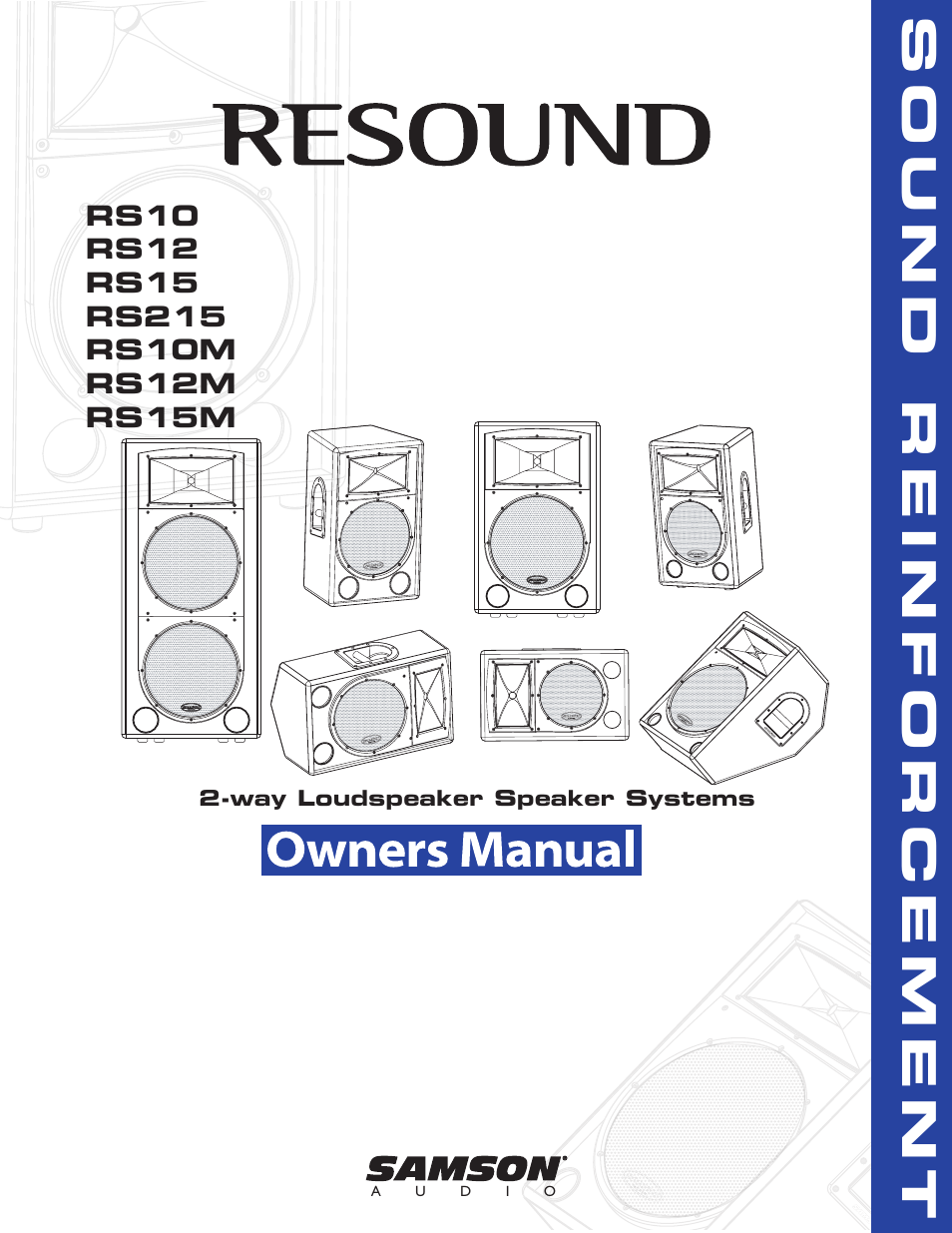 Samson RS12M User Manual | 16 pages