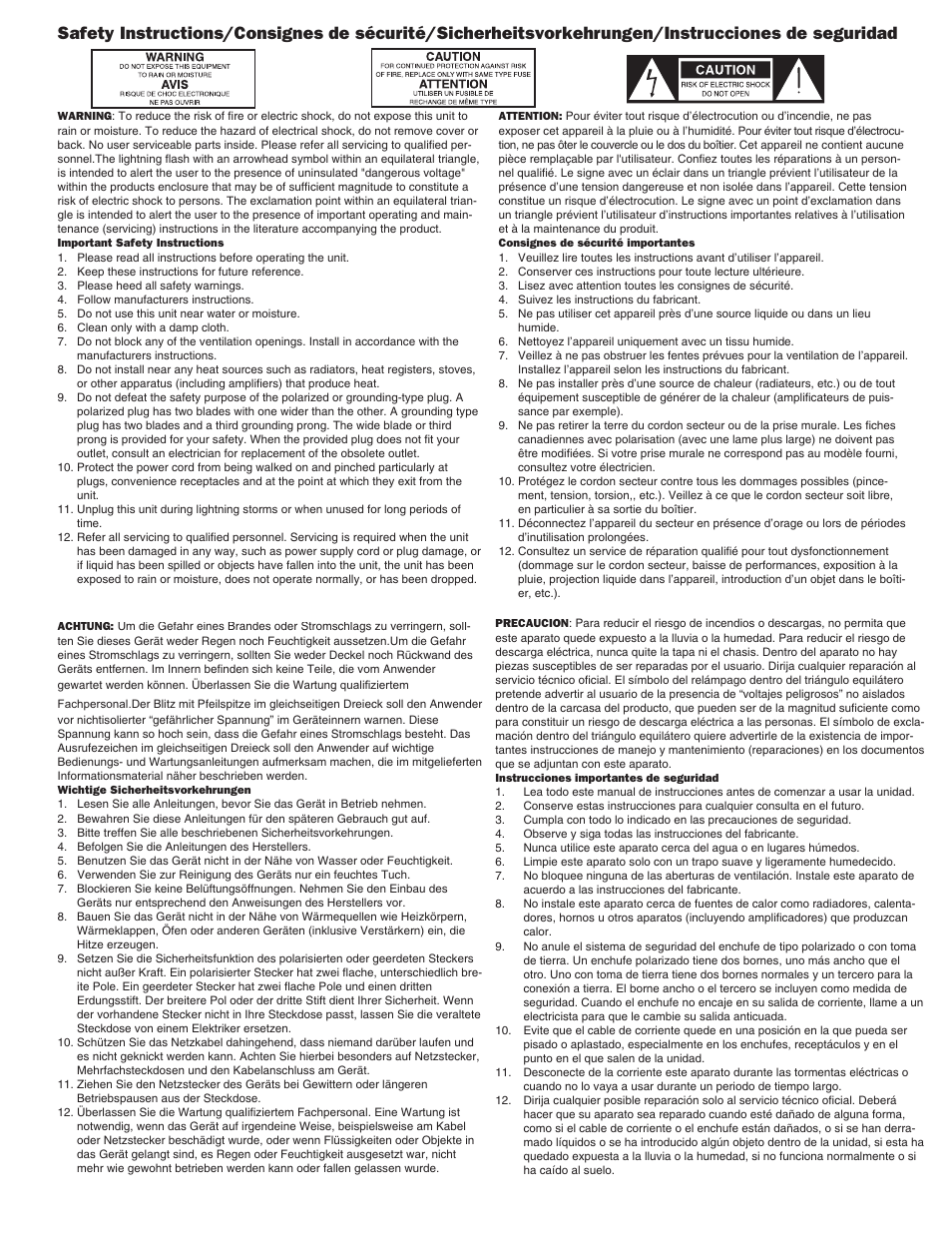 Samson RS12M User Manual | Page 2 / 16