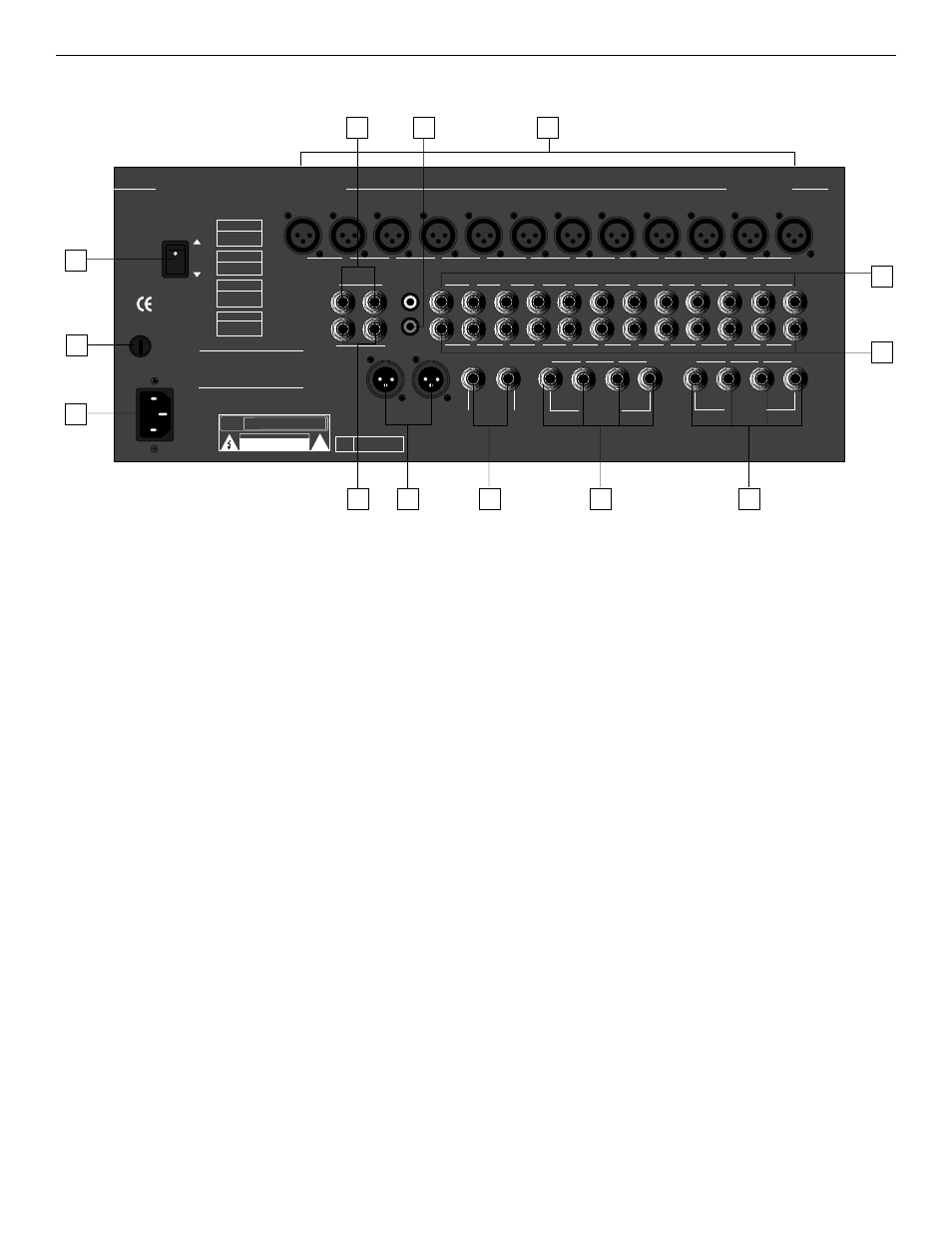 Rear panel, Rear panel 11, Guided tour - rear panel | Samson | Samson MPL 1204 User Manual | Page 11 / 31