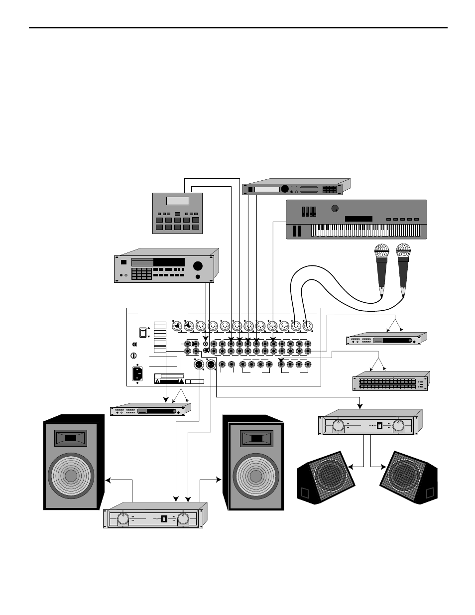 Using the mpl 1204 as a main live mixer, Using the mpl 1204 as a main live mixer 26, Applications | Samson MPL 1204 User Manual | Page 26 / 31