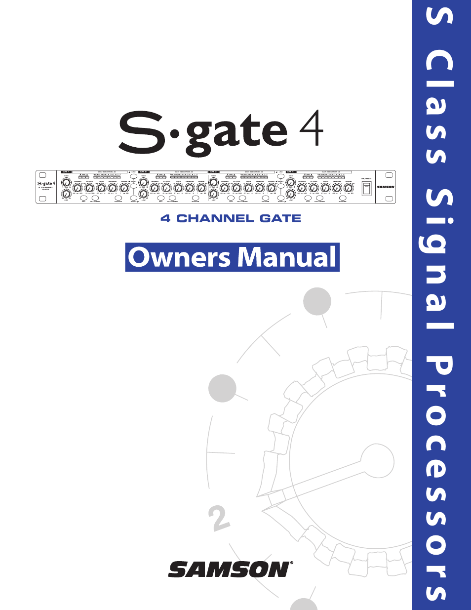 Samson S-Gate 4 User Manual | 22 pages