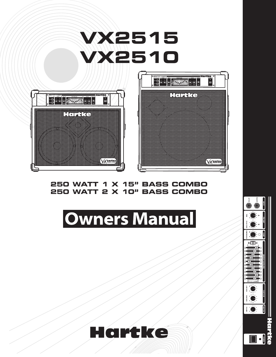 Samson VX2510 User Manual | 20 pages