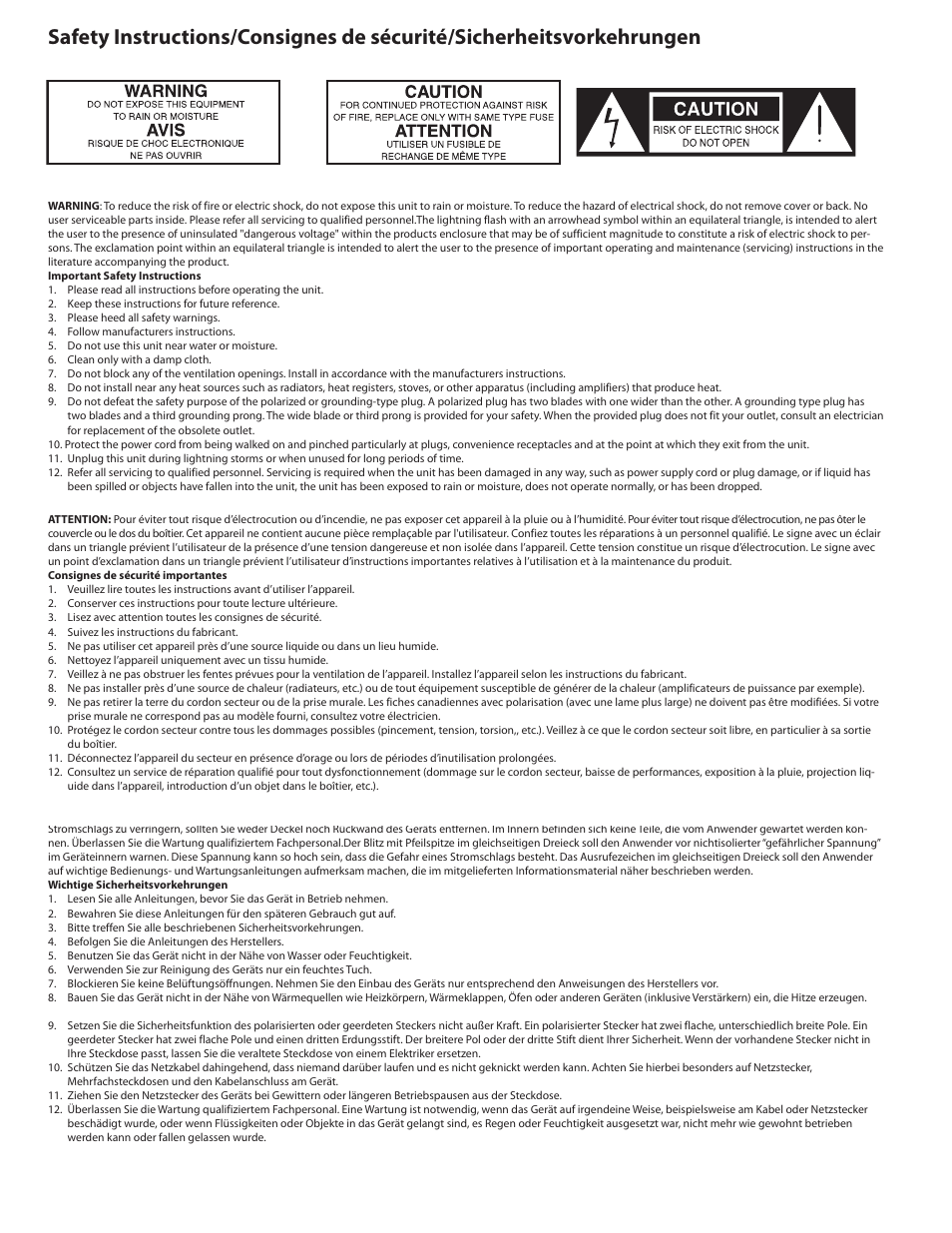 Samson dB1500a User Manual | Page 2 / 64
